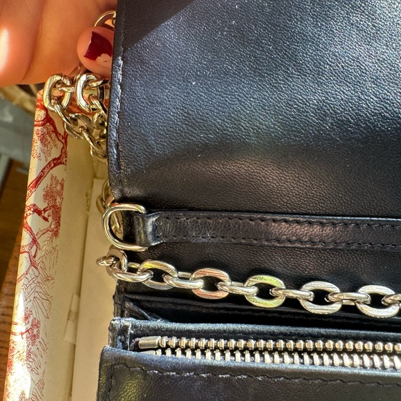 Dior Cannage Wallet On Chain - Picture 9 of 12